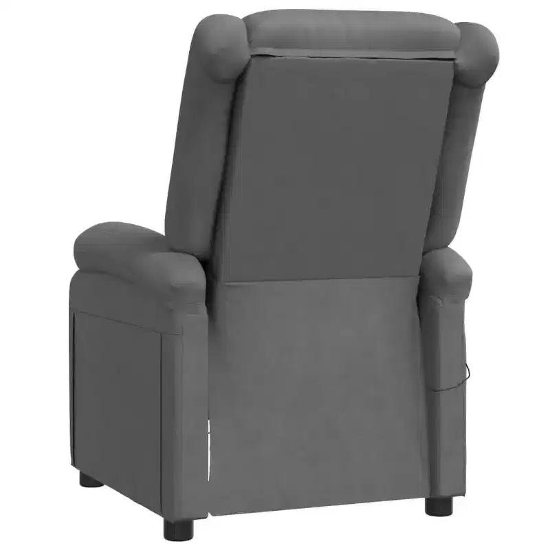 vidaXL Fauteuil de massage anthracite