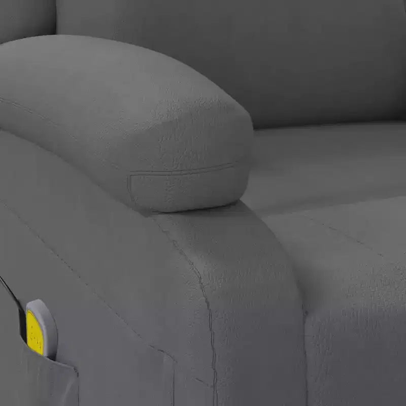 vidaXL Fauteuil de massage anthracite