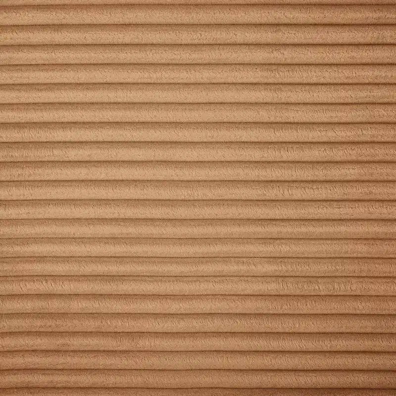 Meridian Furniture Pouf en tissu performant Shaggy Corduroy