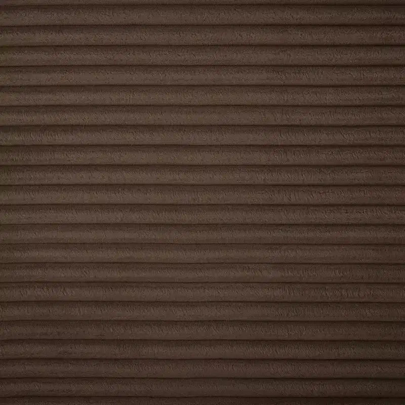 Meridian Furniture Pouf en tissu performant Shaggy Corduroy