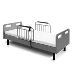 Lit d'hôpital réglable GDFStudio Aubin avec matelas en mousse à mémoire de forme