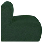 Chaise droite en tissu bouclé Arc Meridian Furniture