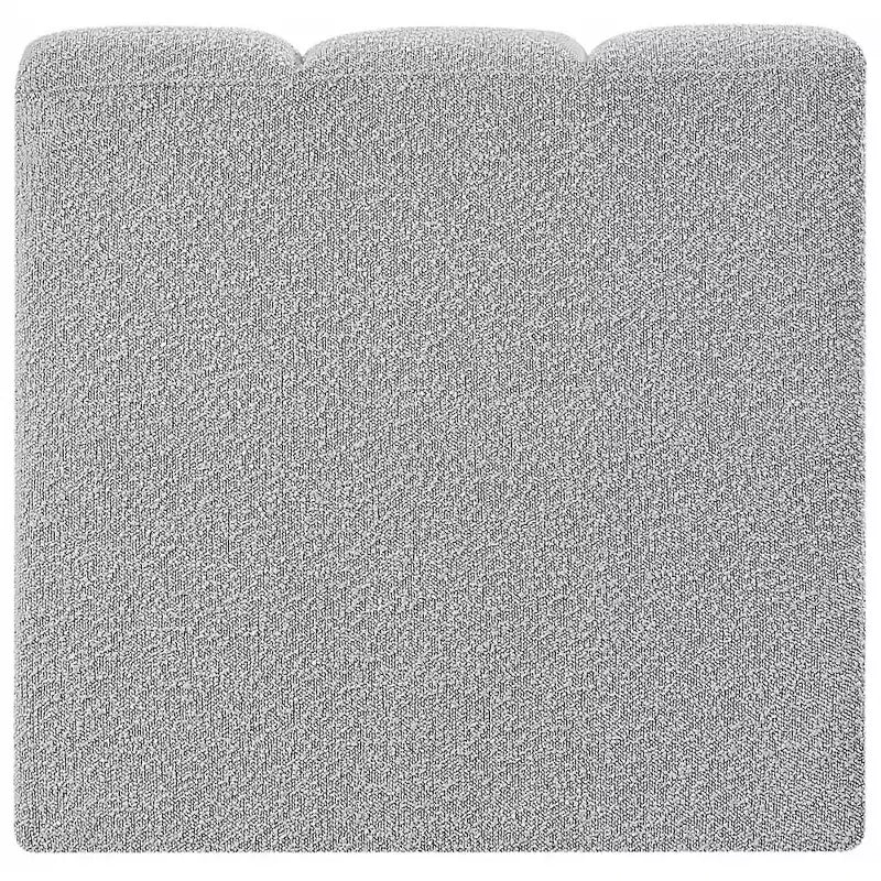 Chaise droite en tissu bouclé Arc Meridian Furniture