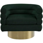 Meridian Furniture Chaise en tissu bouclé Tessa