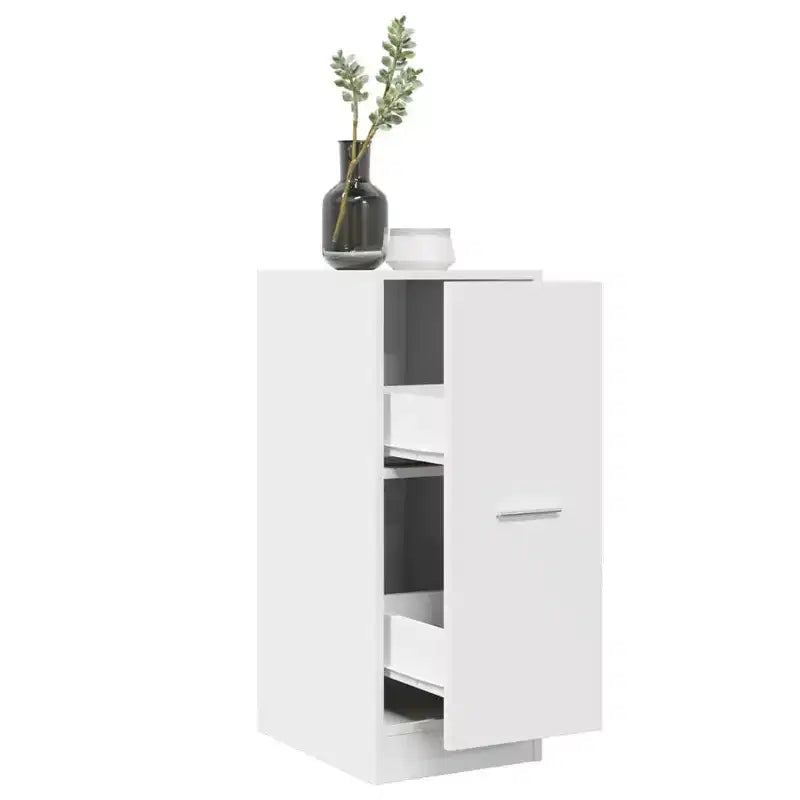 vidaXL Armoire d'apothicaire blanc bois d'ingénierie 30 x 41 x 77,5 cm