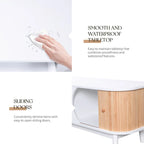 Meuble TV en rotin de style ferme moderne