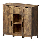 Meubles de rangement, meuble de rangement en bois avec tiroirs et étagères, armoire d'appoint pour salon, chambre, salle de bain