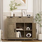 Meubles de rangement, meuble de rangement en bois avec tiroirs et étagères, armoire d'appoint pour salon, chambre, salle de bain