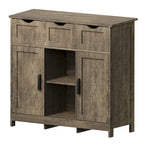 Meubles de rangement, meuble de rangement en bois avec tiroirs et étagères, armoire d'appoint pour salon, chambre, salle de bain