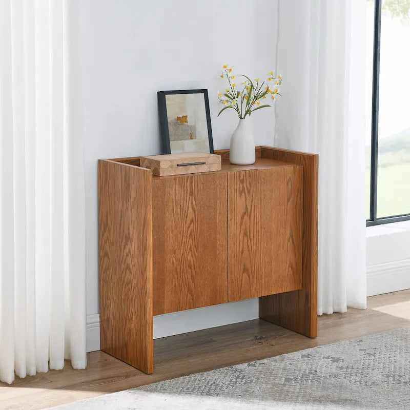 Buffet Bahut avec Rangement, Meuble de Rangement Rustique pour Entrée, Couloir, Salon, Salle à Manger, Chambre