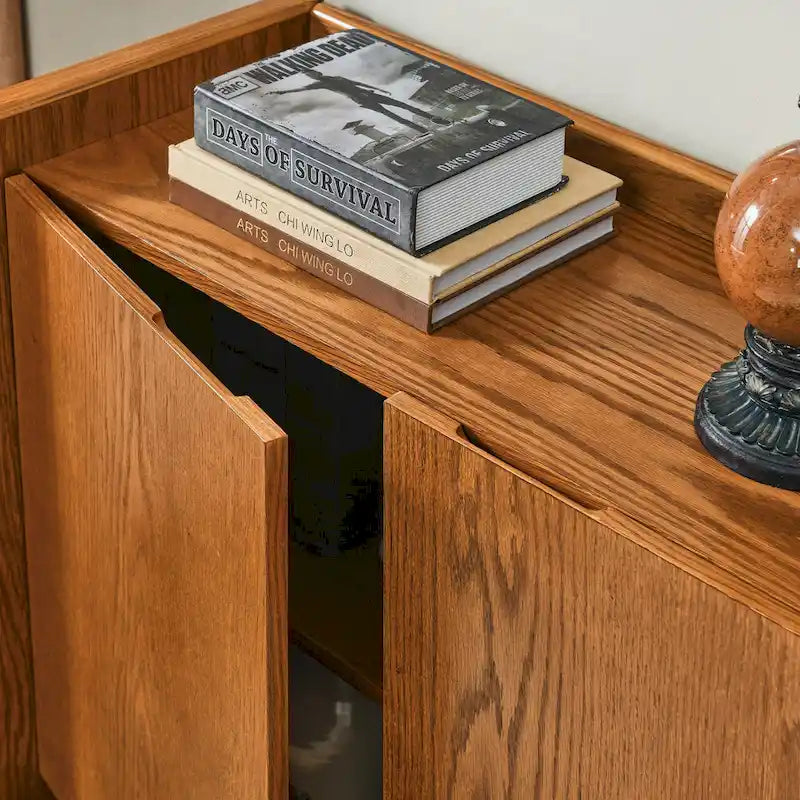 Buffet Bahut avec Rangement, Meuble de Rangement Rustique pour Entrée, Couloir, Salon, Salle à Manger, Chambre