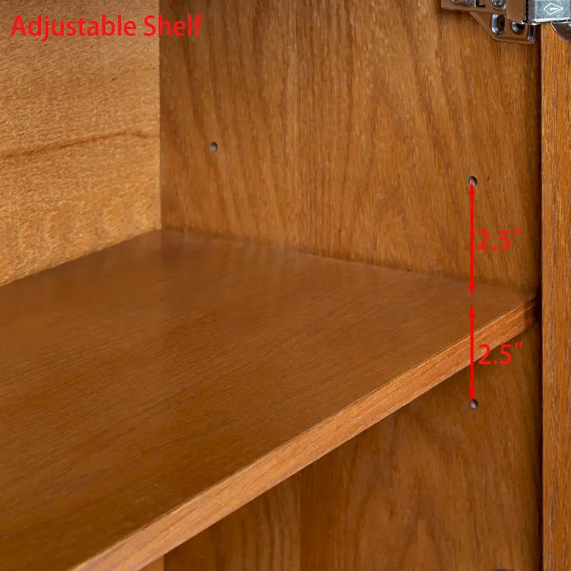 Buffet Bahut avec Rangement, Meuble de Rangement Rustique pour Entrée, Couloir, Salon, Salle à Manger, Chambre