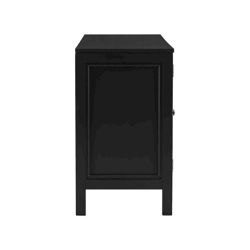 Bahut avec portes incurvées à motif de volutes