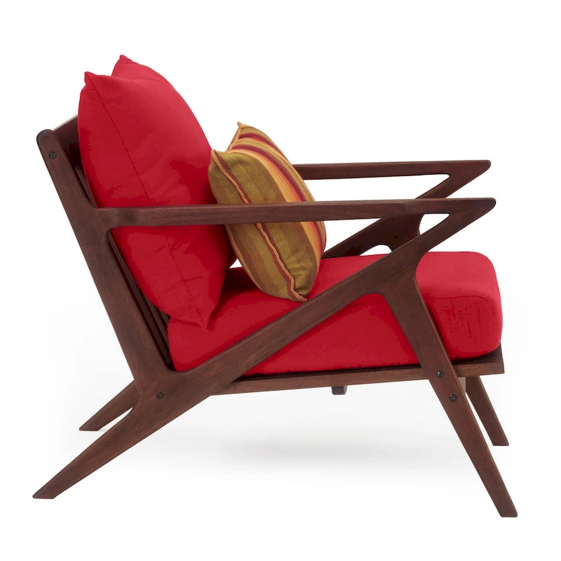 Fauteuils de club de patio extérieurs Vaughn 2 pièces en Sunbrella