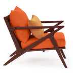 Fauteuils de club de patio extérieurs Vaughn 2 pièces en Sunbrella