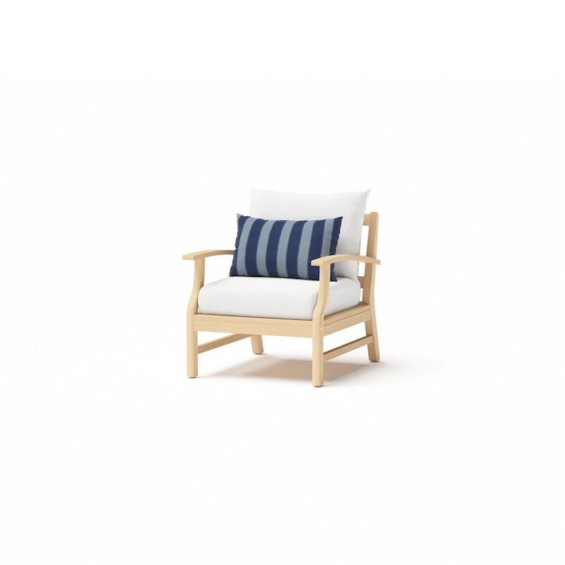 Ensemble de 5 pièces Kooper avec fauteuil de club et ottoman de patio d'extérieur Sunbrella