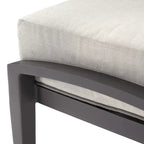 Ensemble de conversation d'extérieur Venetia 5 pièces en Sunbrella avec fauteuils pivotants