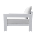Canapé d'extérieur moderne blanc Renava Praxis