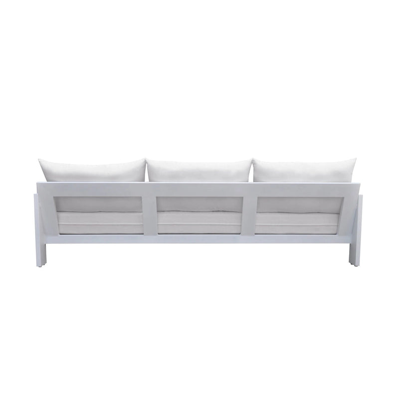 Canapé d'extérieur moderne blanc Renava Praxis