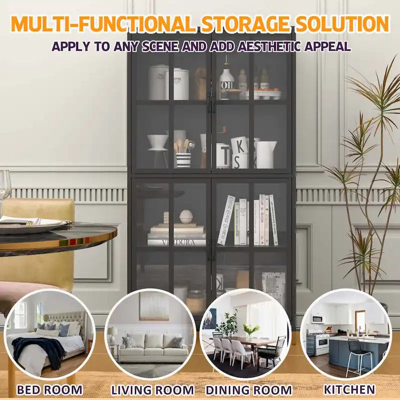 Armoire de rangement métallique noire de qualité supérieure