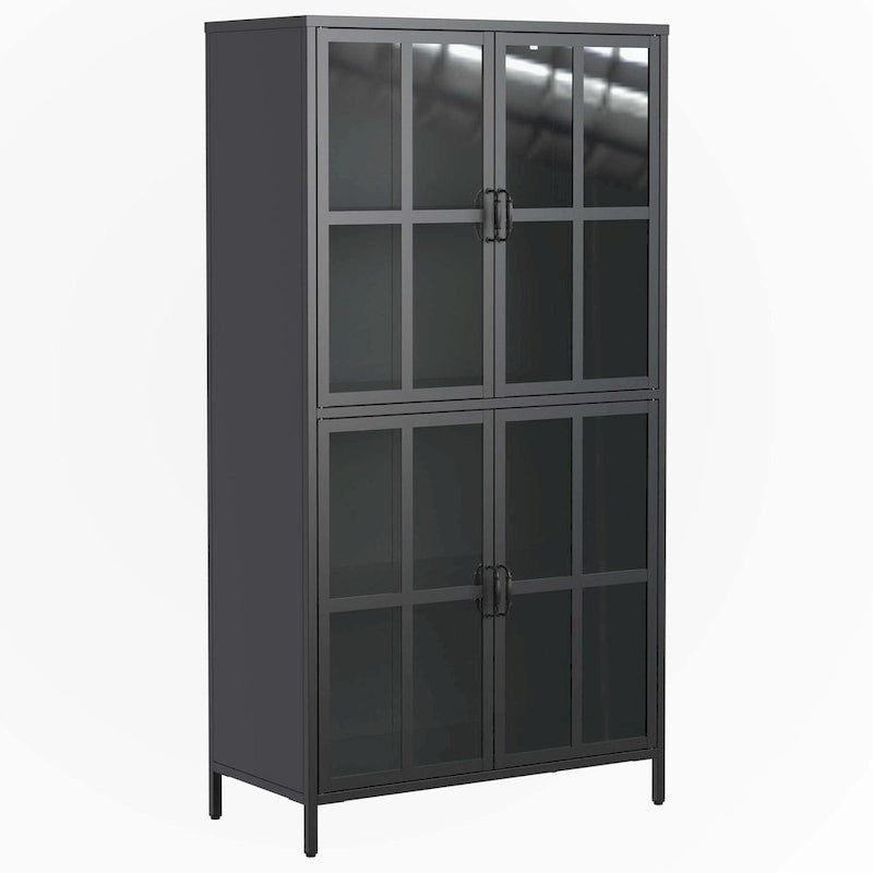 Armoire de rangement métallique noire de qualité supérieure