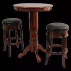 Tabouret de bar Magellan en bois dur hauteur comptoir Brandy - Boraam