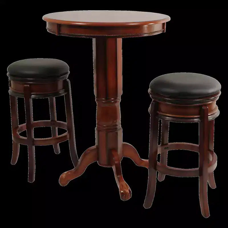 Tabouret de bar Magellan en bois dur hauteur comptoir Brandy - Boraam