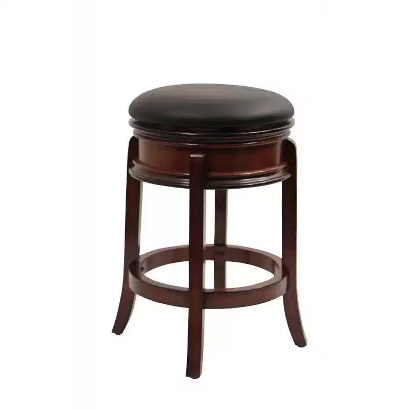 Tabouret de bar Magellan en bois dur hauteur comptoir Brandy - Boraam