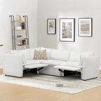 Cypress 107W L-shape Power Reclining Sectional Sofa Couch