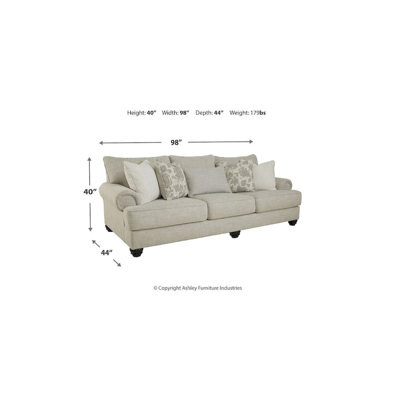Ensemble de 2 pièces rembourré Signature Design by Ashley Asanti Beige - 98L x 44P x 40H