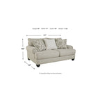 Ensemble de 2 pièces rembourré Signature Design by Ashley Asanti Beige - 98L x 44P x 40H