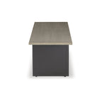 Signature Design by Ashley Bree Zee Gris Ensemble de 8 canapés modulaires d'extérieur - 168 L x 130 P x 34,5 H