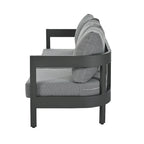 Ensemble de mobilier d'extérieur avec coussins épais pour un confort optimal, parfait pour les pelouses, les terrasses et les bords de piscine