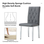 Chaises de salle à manger sans accoudoirs (lot de 8)
