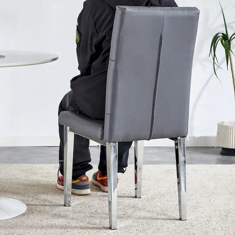 Chaises de salle à manger sans accoudoirs (lot de 8)
