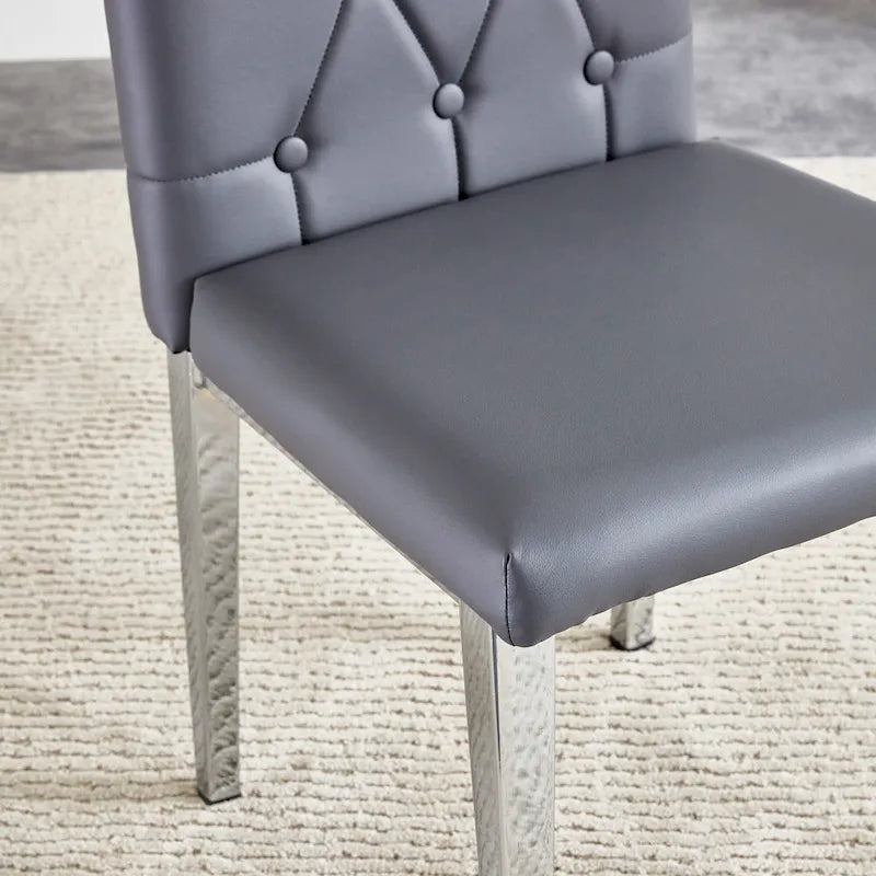 Chaises de salle à manger sans accoudoirs (lot de 8)