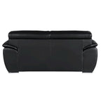 Causeuse en cuir véritable