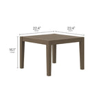 Ensemble de mobilier d'extérieur 3 pièces en teck Northlake avec fauteuil et table d'appoint