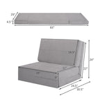 Costway Chaise Pliante Convertible, Fauteuil Inclinable et Lit d'Appoint