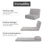 Costway Chaise Pliante Convertible, Fauteuil Inclinable et Lit d'Appoint