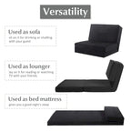 Costway Chaise Pliante Convertible, Fauteuil Inclinable et Lit d'Appoint