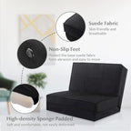 Costway Chaise Pliante Convertible, Fauteuil Inclinable et Lit d'Appoint
