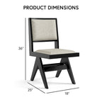 Ensemble de salle à manger rond moderne 5 pièces Evrena de Furniture of America en bois massif noir de 48 pouces