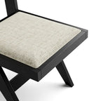 Ensemble de salle à manger rond moderne 5 pièces Evrena de Furniture of America en bois massif noir de 48 pouces