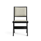 Ensemble de salle à manger rond moderne 5 pièces Evrena de Furniture of America en bois massif noir de 48 pouces