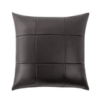 Ensemble de salon rembourré, 4 pièces - Fauteuil en similicuir, causeuse, canapé avec pouf