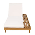 Christopher Knight Home - Ensemble de 2 chaises longues Michael en acacia pour l'extérieur
