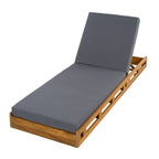 Christopher Knight Home - Ensemble de chaises longues de jardin en acacia Johnson