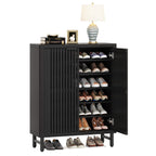 Meuble à chaussures 24 paires avec porte pour entrée et salon