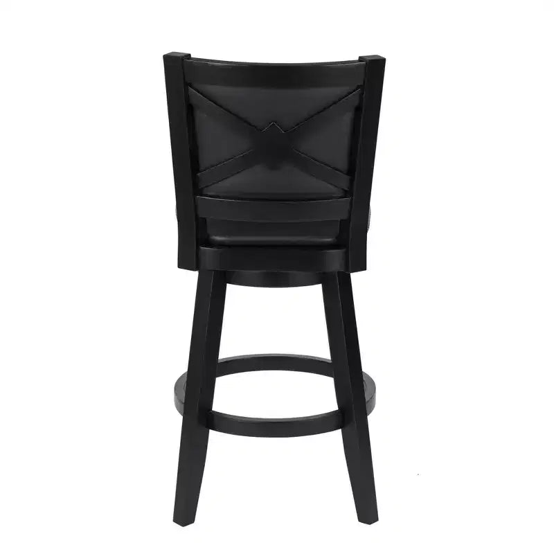 Tabouret de bar pivotant Boraam Broadmoor, hauteur bar, finition noire